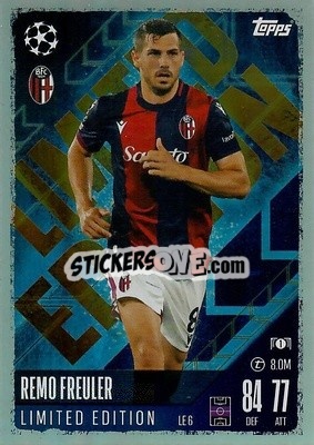 Sticker Remo Freuler - Uefa Champions League & Europa League 2024-2025. Match Attax n. LE6 - Topps