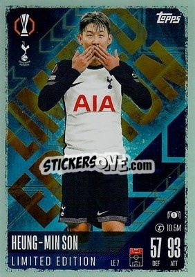 Sticker Heung-Min Son - Uefa Champions League & Europa League 2024-2025. Match Attax n. LE7 - Topps