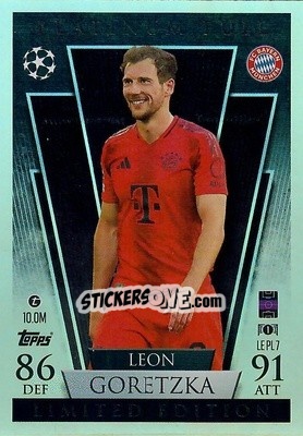 Sticker Leon Goretzka - Uefa Champions League & Europa League 2024-2025. Match Attax n. LEPL7 - Topps