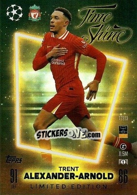Sticker Trent Alexander-Arnold - Uefa Champions League & Europa League 2024-2025. Match Attax n. TTS13 - Topps
