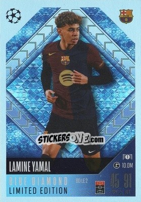 Sticker Lamine Yamal - Uefa Champions League & Europa League 2024-2025. Match Attax n. BDLE2 - Topps