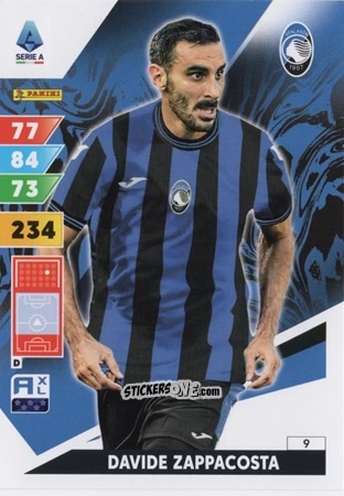 Sticker Davide Zappacosta - Calciatori 2024-2025. Adrenalyn XL
 n. 9 - Panini