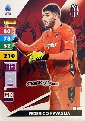 Sticker Federico Ravaglia - Calciatori 2024-2025. Adrenalyn XL
 n. 21 - Panini