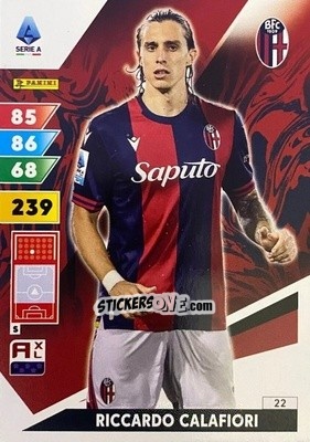 Sticker Riccardo Calafiori - Calciatori 2024-2025. Adrenalyn XL
 n. 22 - Panini