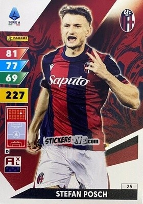 Sticker Stefan Posch - Calciatori 2024-2025. Adrenalyn XL
 n. 25 - Panini