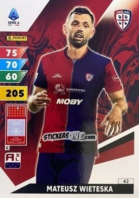 Sticker Mateusz Wieteska - Calciatori 2024-2025. Adrenalyn XL
 n. 42 - Panini