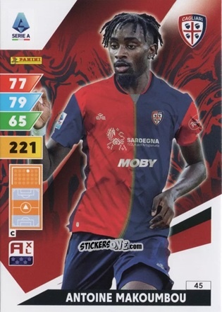 Sticker Antoine Makoumbou - Calciatori 2024-2025. Adrenalyn XL
 n. 45 - Panini
