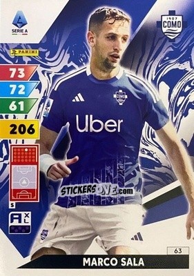 Sticker Marco Sala - Calciatori 2024-2025. Adrenalyn XL
 n. 63 - Panini