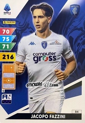 Sticker Jacopo Fazzini - Calciatori 2024-2025. Adrenalyn XL
 n. 84 - Panini