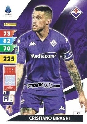 Sticker Cristiano Biraghi - Calciatori 2024-2025. Adrenalyn XL
 n. 97 - Panini