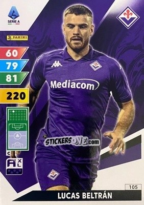 Sticker Lucas Beltrán - Calciatori 2024-2025. Adrenalyn XL
 n. 105 - Panini