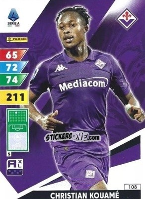 Sticker Christian Kouamé - Calciatori 2024-2025. Adrenalyn XL
 n. 108 - Panini