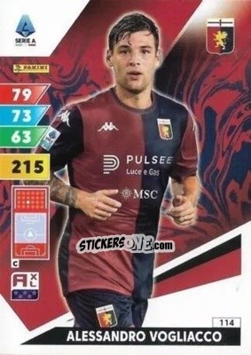 Sticker Alessandro Vogliacco - Calciatori 2024-2025. Adrenalyn XL
 n. 114 - Panini