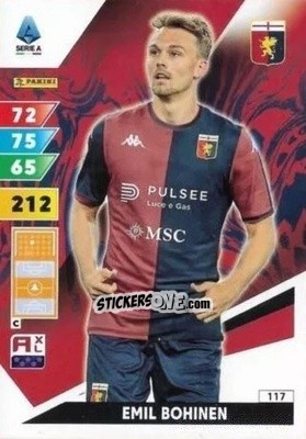 Sticker Emil Bohinen - Calciatori 2024-2025. Adrenalyn XL
 n. 117 - Panini