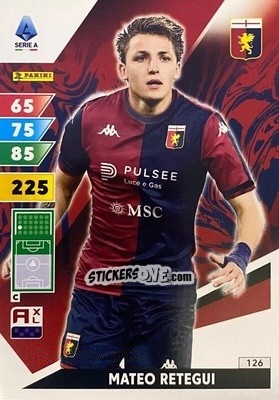 Sticker Mateo Retegui - Calciatori 2024-2025. Adrenalyn XL
 n. 126 - Panini
