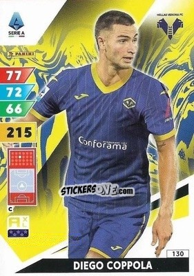 Sticker Diego Coppola - Calciatori 2024-2025. Adrenalyn XL
 n. 130 - Panini