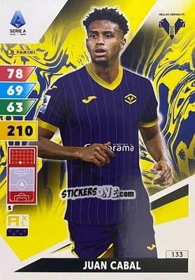 Sticker Juan Cabal - Calciatori 2024-2025. Adrenalyn XL
 n. 133 - Panini