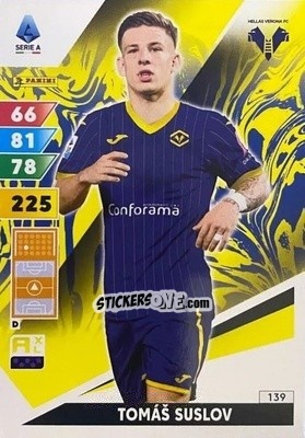 Sticker Tomáš Suslov - Calciatori 2024-2025. Adrenalyn XL
 n. 139 - Panini