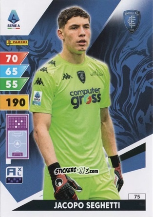 Sticker Jacopo Seghetti - Calciatori 2024-2025. Adrenalyn XL
 n. 75 - Panini