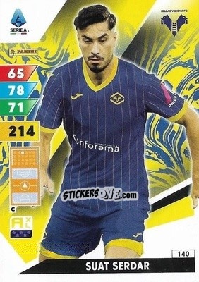 Sticker Suat Serdar - Calciatori 2024-2025. Adrenalyn XL
 n. 140 - Panini