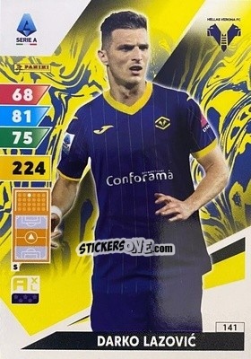 Sticker Darko Lazović - Calciatori 2024-2025. Adrenalyn XL
 n. 141 - Panini