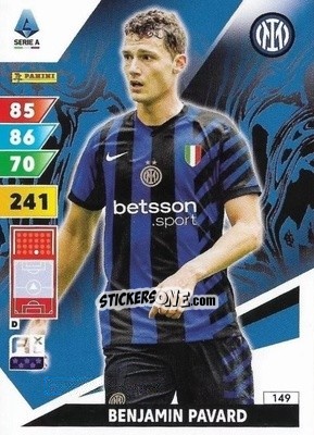 Sticker Benjamin Pavard - Calciatori 2024-2025. Adrenalyn XL
 n. 149 - Panini