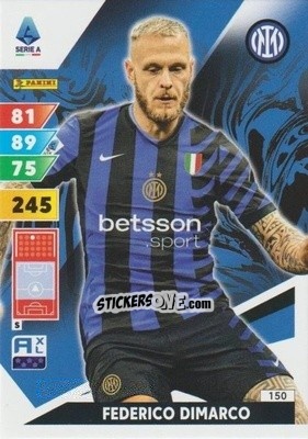 Sticker Federico Dimarco - Calciatori 2024-2025. Adrenalyn XL
 n. 150 - Panini