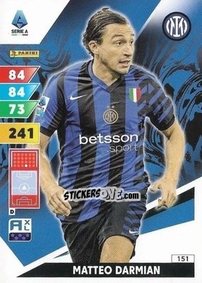 Sticker Matteo Darmian - Calciatori 2024-2025. Adrenalyn XL
 n. 151 - Panini