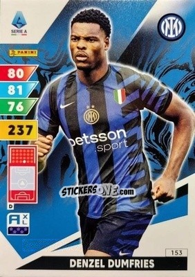 Sticker Denzel Dumfries - Calciatori 2024-2025. Adrenalyn XL
 n. 153 - Panini
