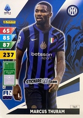 Sticker Marcus Thuram - Calciatori 2024-2025. Adrenalyn XL
 n. 161 - Panini