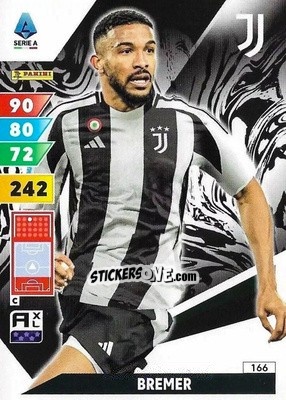 Sticker Bremer - Calciatori 2024-2025. Adrenalyn XL
 n. 166 - Panini