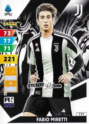 Sticker Fabio Miretti - Calciatori 2024-2025. Adrenalyn XL
 n. 171 - Panini