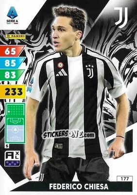 Sticker Federico Chiesa - Calciatori 2024-2025. Adrenalyn XL
 n. 177 - Panini