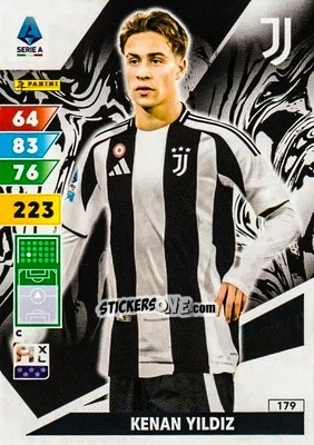 Sticker Kenan Yıldız - Calciatori 2024-2025. Adrenalyn XL
 n. 179 - Panini