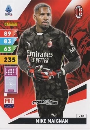 Sticker Mike Maignan - Calciatori 2024-2025. Adrenalyn XL
 n. 218 - Panini