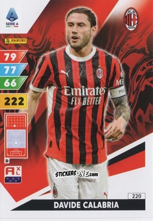 Sticker Davide Calabria