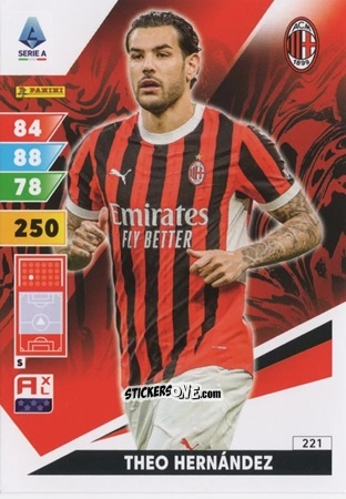 Figurina Théo Hernandez - Calciatori 2024-2025. Adrenalyn XL
 n. 221 - Panini