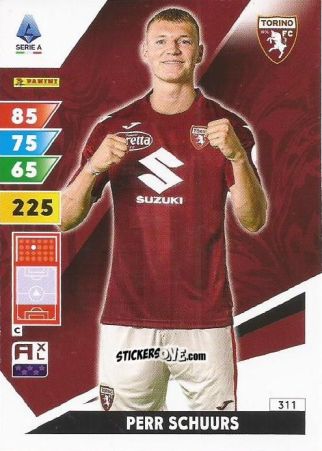 Cromo Perr Schuurs - Calciatori 2024-2025. Adrenalyn XL
 n. 311 - Panini