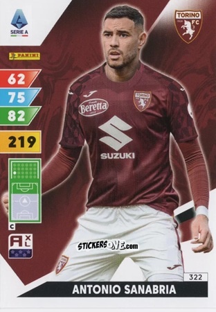 Cromo Antonio Sanabria - Calciatori 2024-2025. Adrenalyn XL
 n. 322 - Panini