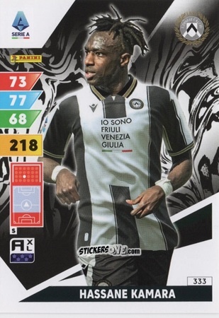 Sticker Hassane Kamara - Calciatori 2024-2025. Adrenalyn XL
 n. 333 - Panini