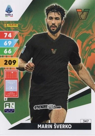 Cromo Marin Šverko - Calciatori 2024-2025. Adrenalyn XL
 n. 347 - Panini