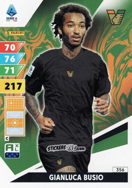 Sticker Gianluca Busio - Calciatori 2024-2025. Adrenalyn XL
 n. 356 - Panini