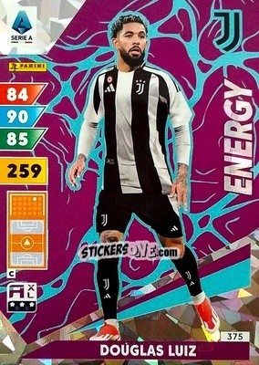 Sticker Douglas Luiz - Calciatori 2024-2025. Adrenalyn XL
 n. 375 - Panini