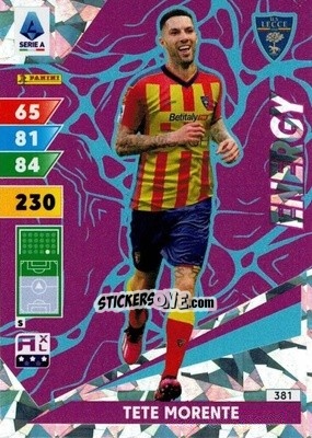 Sticker Tete Morente - Calciatori 2024-2025. Adrenalyn XL
 n. 381 - Panini