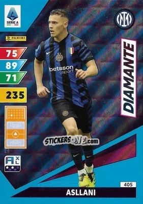 Sticker Kristjan Asllani - Calciatori 2024-2025. Adrenalyn XL
 n. 405 - Panini