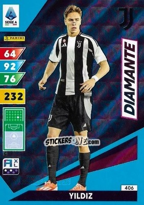 Sticker Kenan Yıldız - Calciatori 2024-2025. Adrenalyn XL
 n. 406 - Panini
