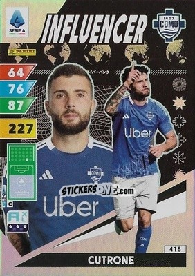 Sticker Patrick Cutrone - Calciatori 2024-2025. Adrenalyn XL
 n. 418 - Panini