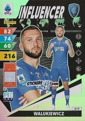 Sticker Sebastian Walukiwwicz - Calciatori 2024-2025. Adrenalyn XL
 n. 419 - Panini