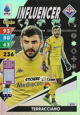 Sticker Pietro Terracciano - Calciatori 2024-2025. Adrenalyn XL
 n. 420 - Panini