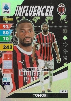 Sticker Fikayo Tomori - Calciatori 2024-2025. Adrenalyn XL
 n. 425 - Panini